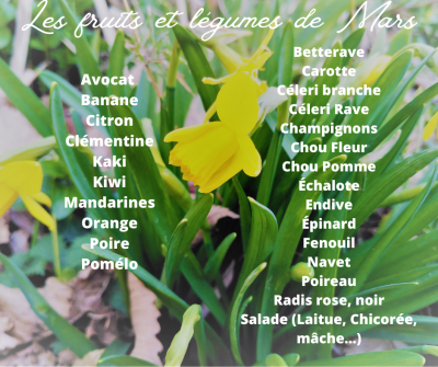 fruits et légumes de Mars