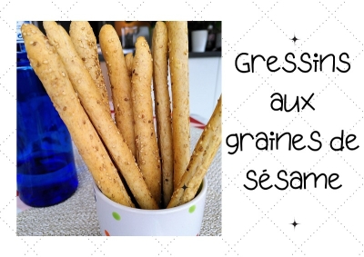 gressins aux graines de sésame