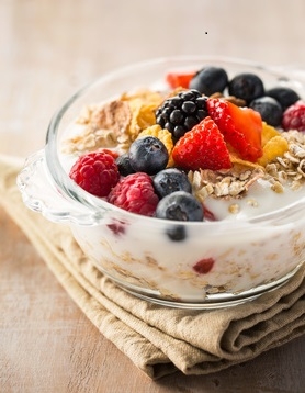 bol de céréales pour le petit déjeuner